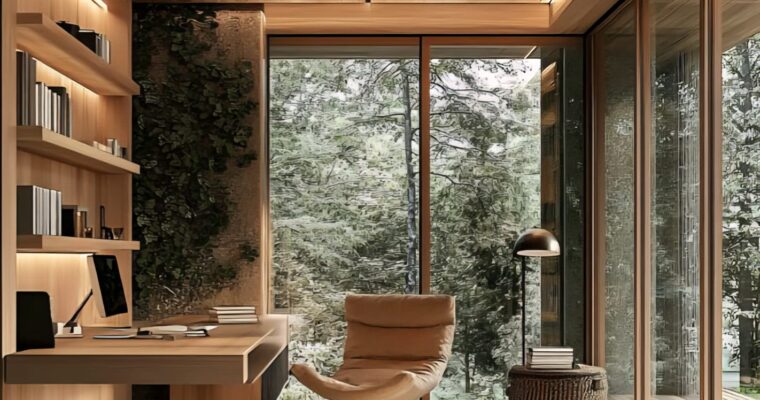 10 Golden Touches in Modern Home Office Design