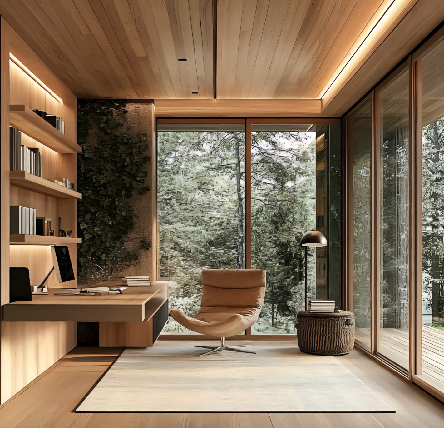 10 Golden Touches in Modern Home Office Design