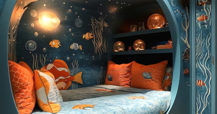 Underwater Themed Kids Room Design