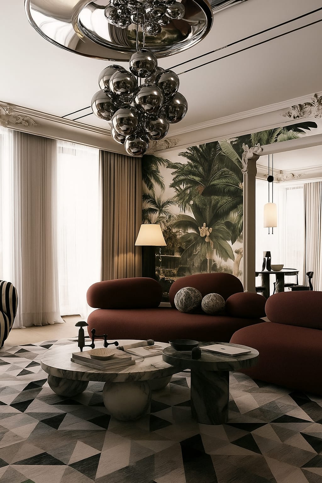 Bubble Chandelier: Sparkling Elegance for Your Living Room