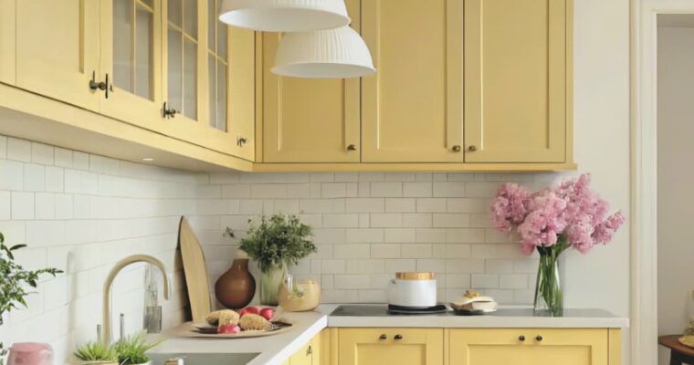 Butter Yellow Cabinets: Warm & Elegant Kitchen Makeovers