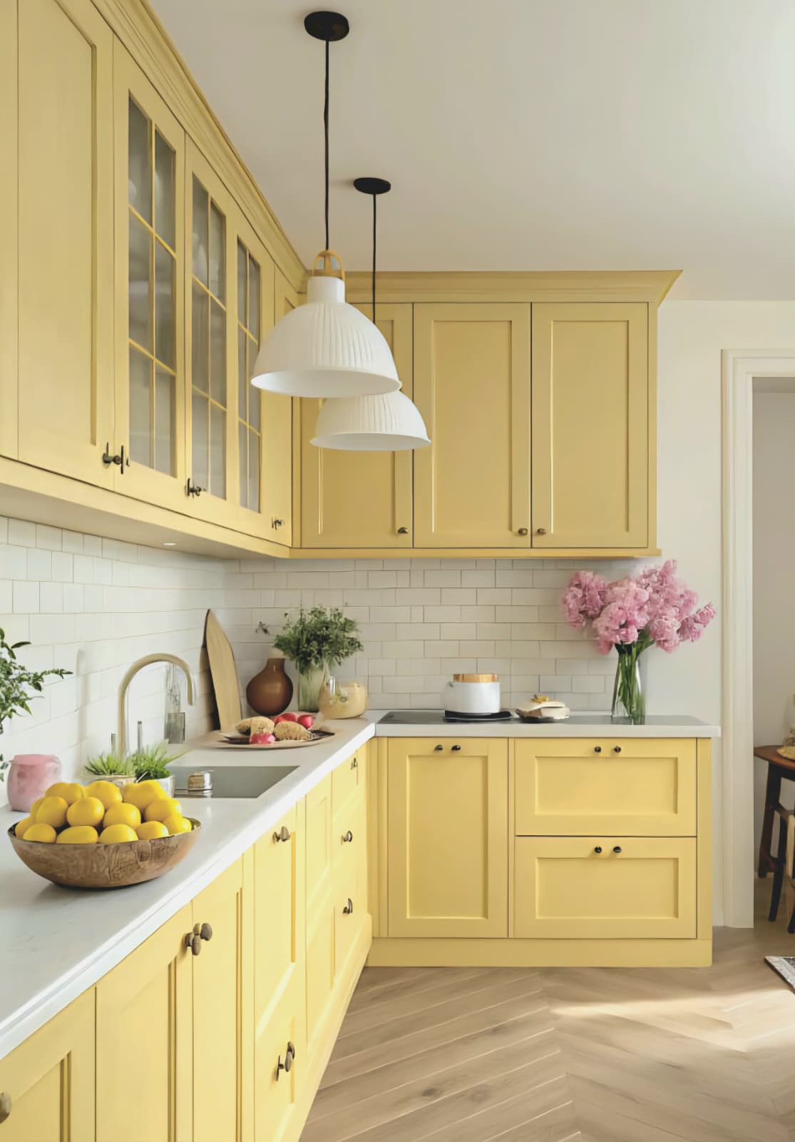 Butter Yellow Cabinets: Warm & Elegant Kitchen Makeovers