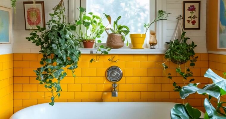 Yellow Bathroom Tiles: Bright and Cheerful Interiors