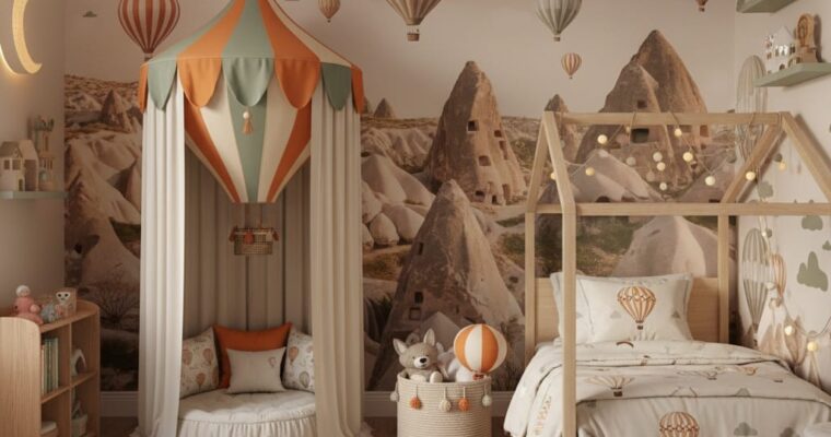 Hot Air Balloon Themed Kids Room Designs